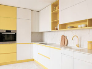 modern-yellow-white-kitchen-design